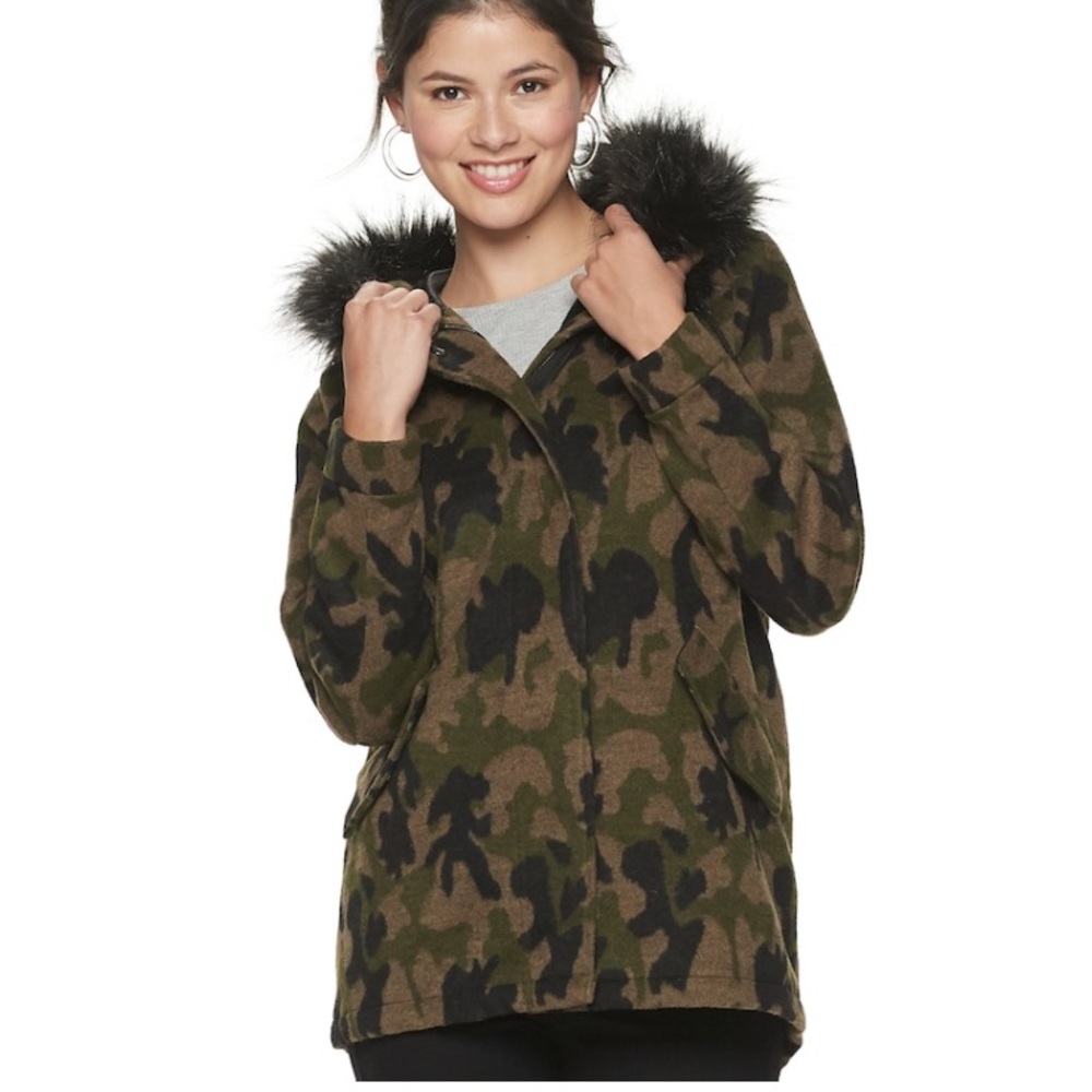 🆕Jou Jou Camo Wool Jacket